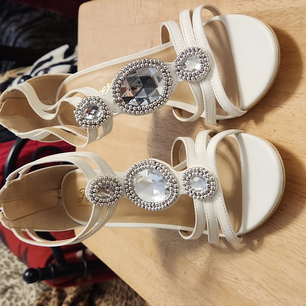 Forever By Paula Abdul White Heels